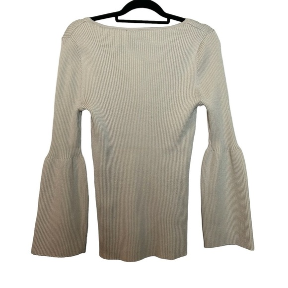 Lane Bryant NWT Ribbed Long Bell Sleeve Pullover Sweater Top - Picture 6 of 13